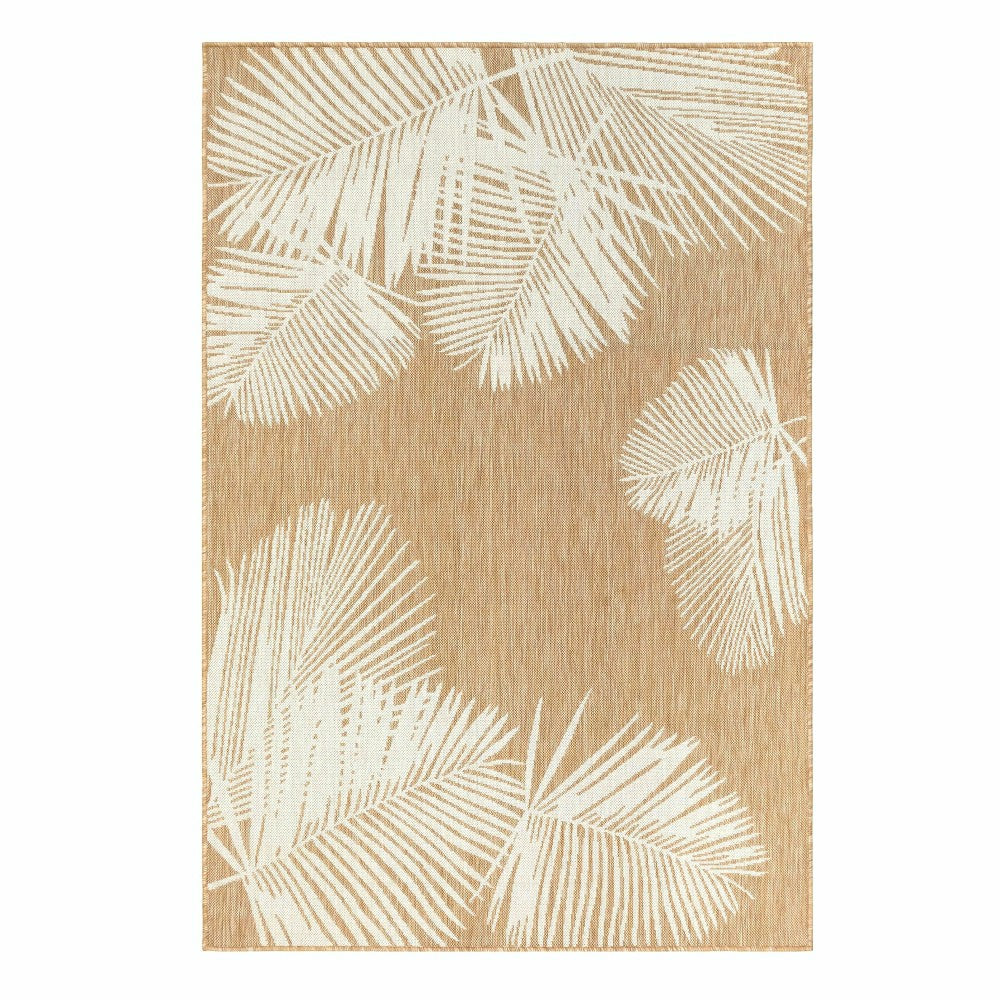 Plow & Hearth Indoor/Outdoor Textured Palms Polypropylene Rug, 39" x 59"