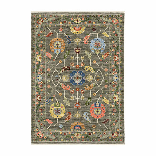 Plow & Hearth Saluda Jewels Wool Rug