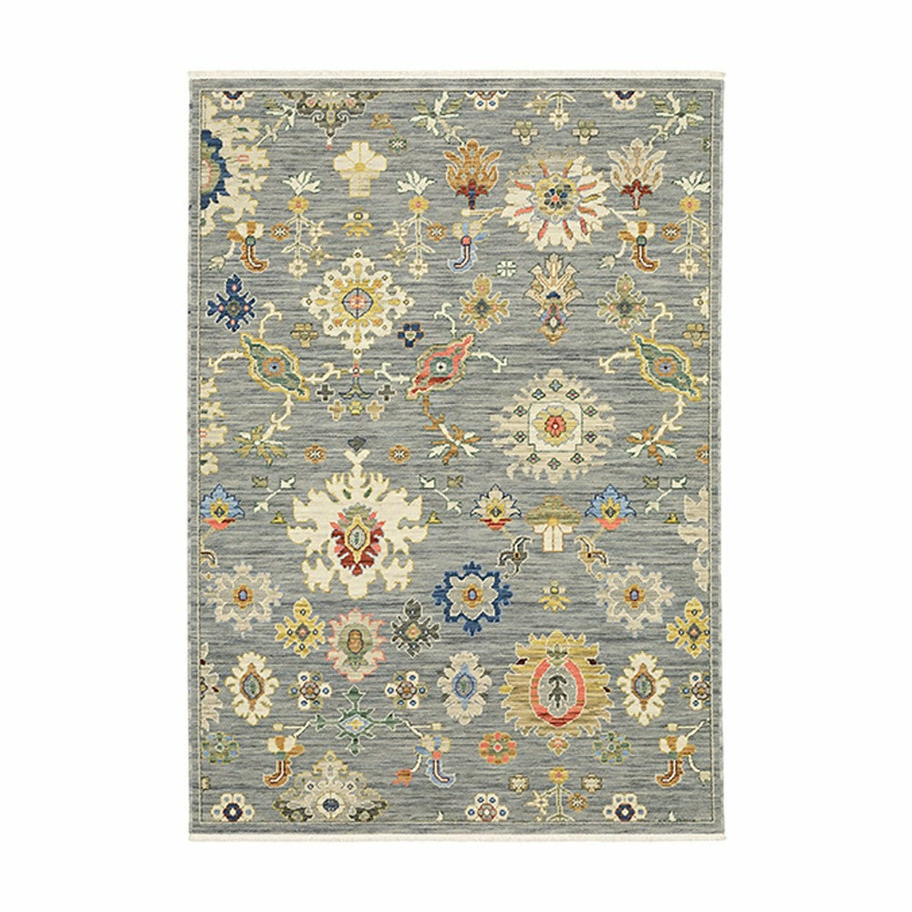Plow & Hearth Saluda Jewels Wool Rug