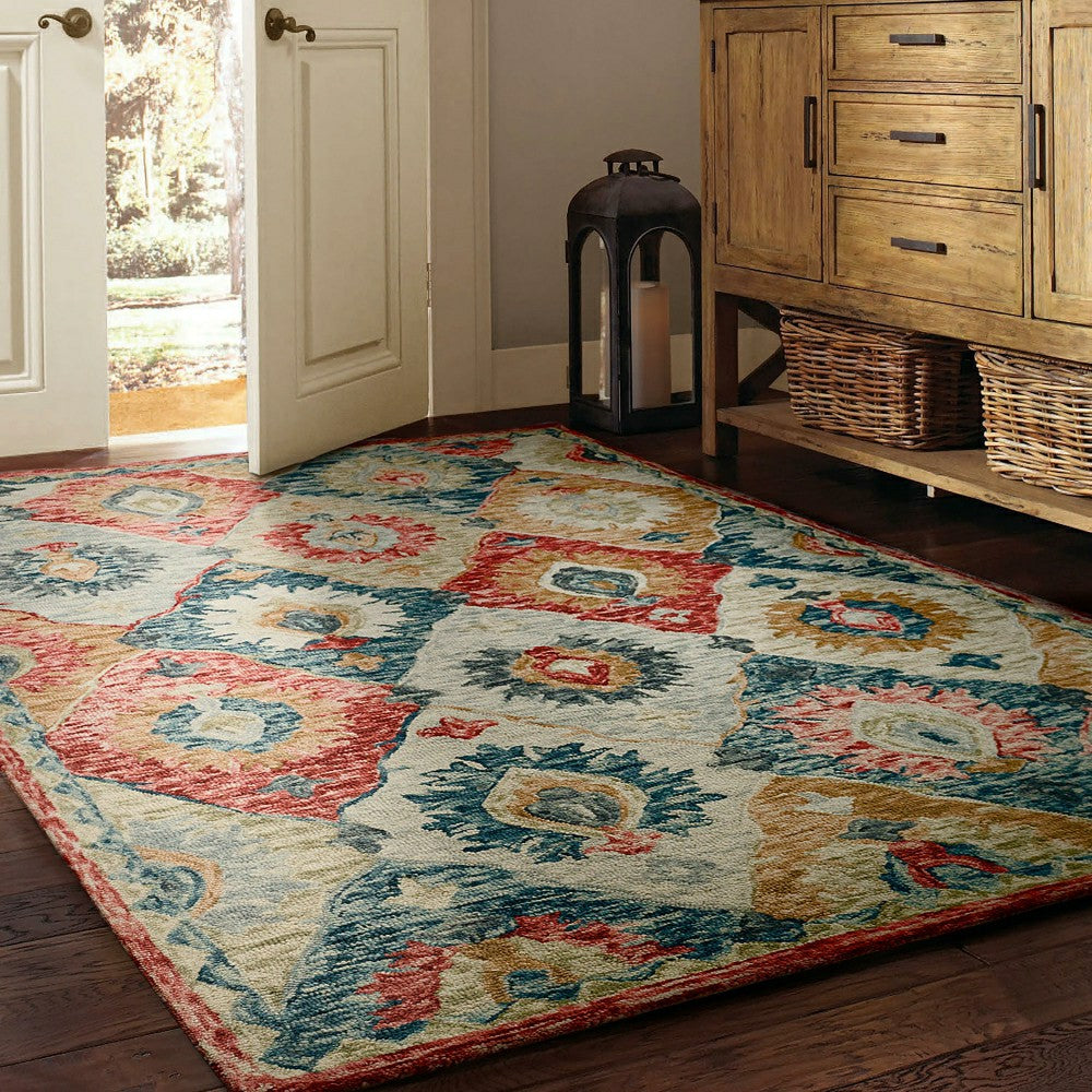 Plow & Hearth Mountain Valley Wool Rug, 9' x 12'