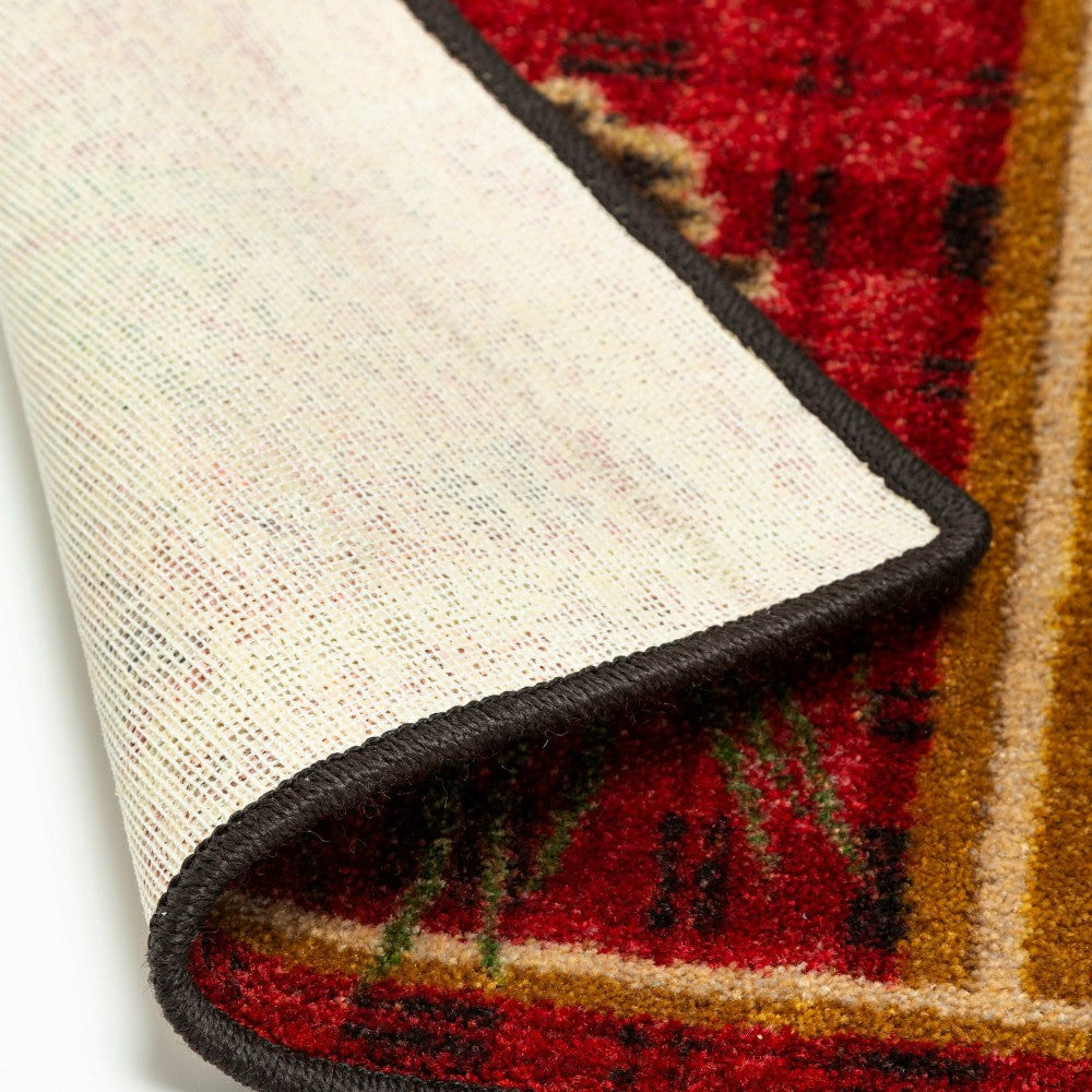 Plow & Hearth Pine Cone Valley Plaid Rug