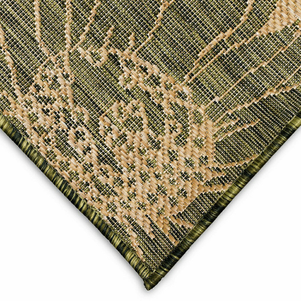 Plow & Hearth Indoor/Outdoor Sunflower Rug, 7'10" x 9'10"
