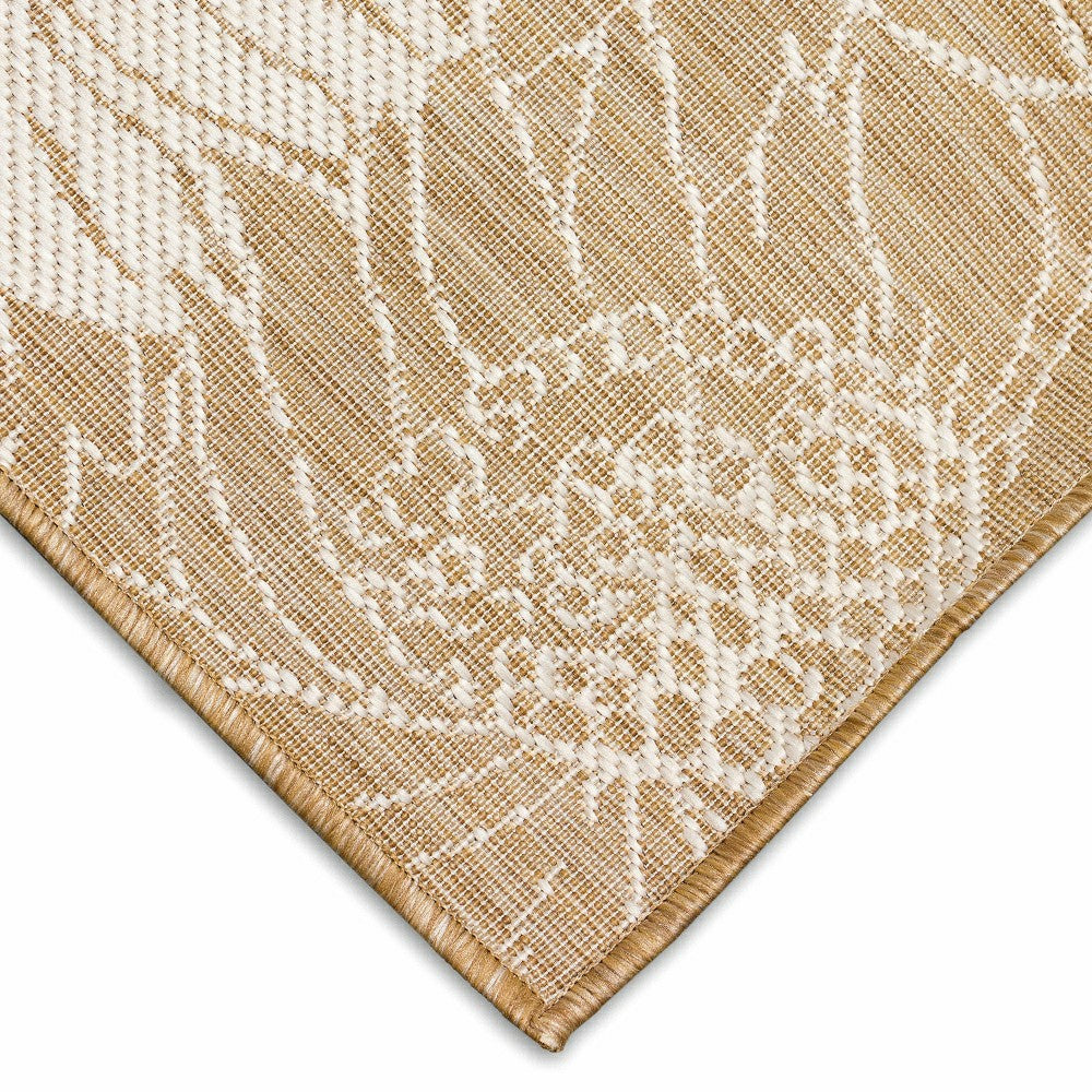 Plow & Hearth Indoor/Outdoor Sunflower Rug, 7'10" x 9'10"