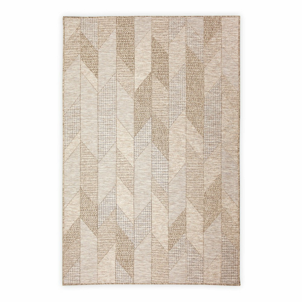 Plow & Hearth Beachcomber Angles Indoor/Outdoor Rug