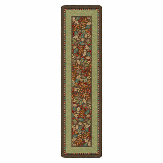 Plow & Hearth USA Made Hickory Hill Holly Edurastran Rug