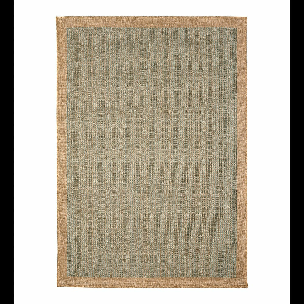 Plow & Hearth Indoor/Outdoor Toulouse Border Print Rug, 7'10" sq.