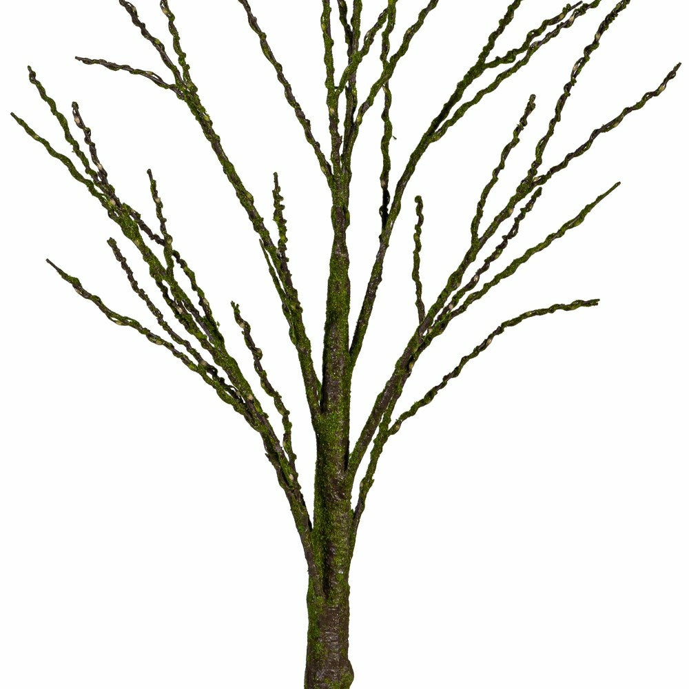 Plow & Hearth Winter Grove Tree Mossy Indoor/Outdoor LED Artificial Tree, 48"H