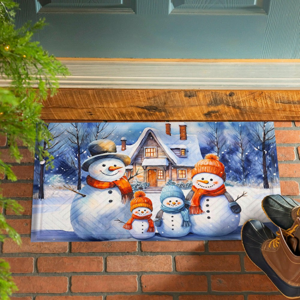Plow & Hearth Snow Place Like Home Embossed Mat