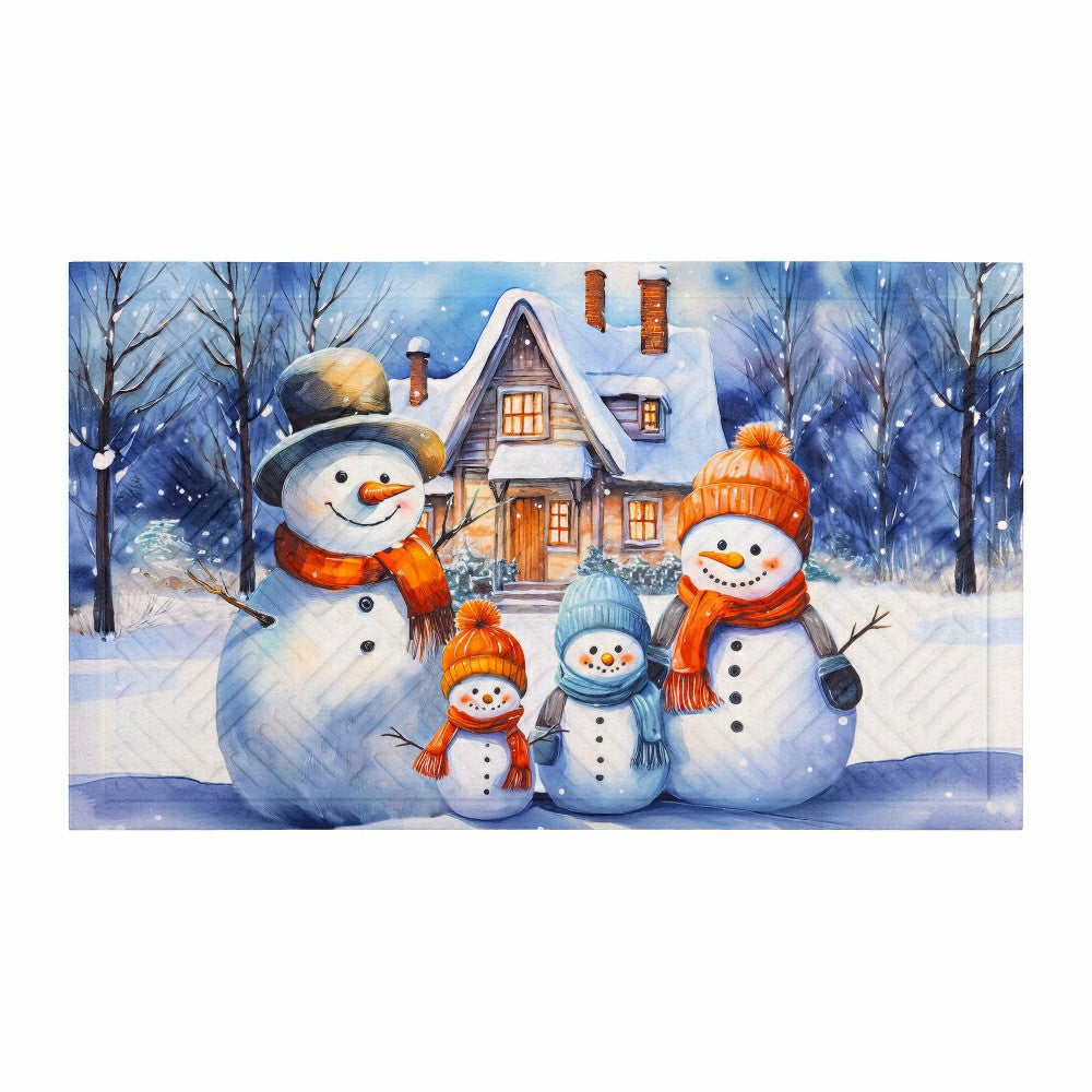 Plow & Hearth Snow Place Like Home Embossed Mat