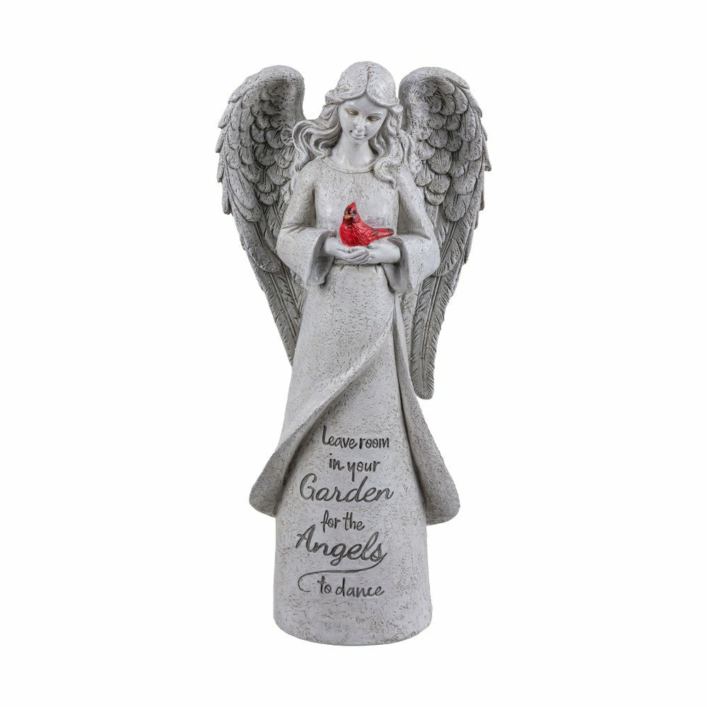 Plow & Hearth Memorial Garden Angel Resin Statuary, 12"H