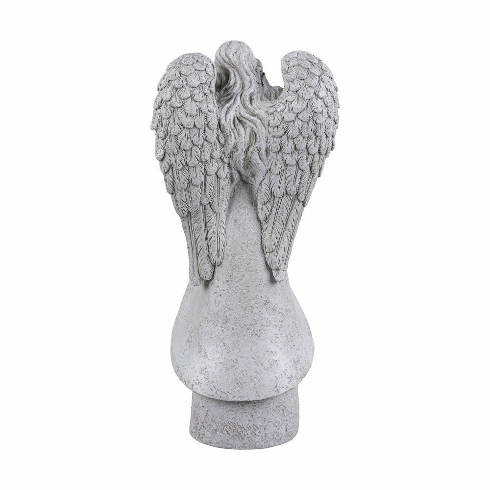 Plow & Hearth Memorial Garden Angel Resin Statuary, 12"H