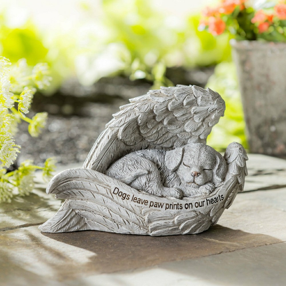 Plow & Hearth Memorial Forever Dog Garden Stone