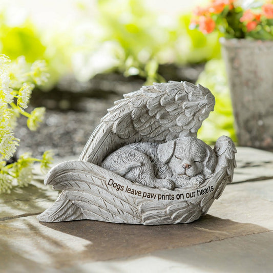 Plow & Hearth Memorial Forever Dog Garden Stone