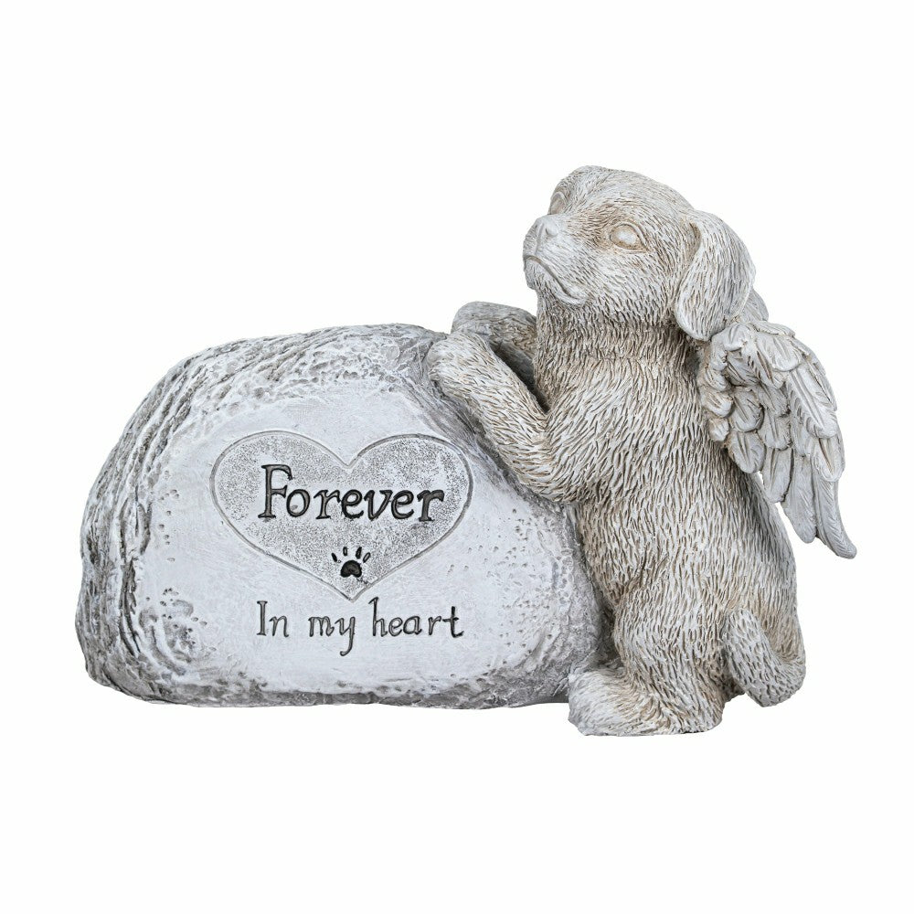 Plow & Hearth Memorial Remembrance Dog Garden Stone