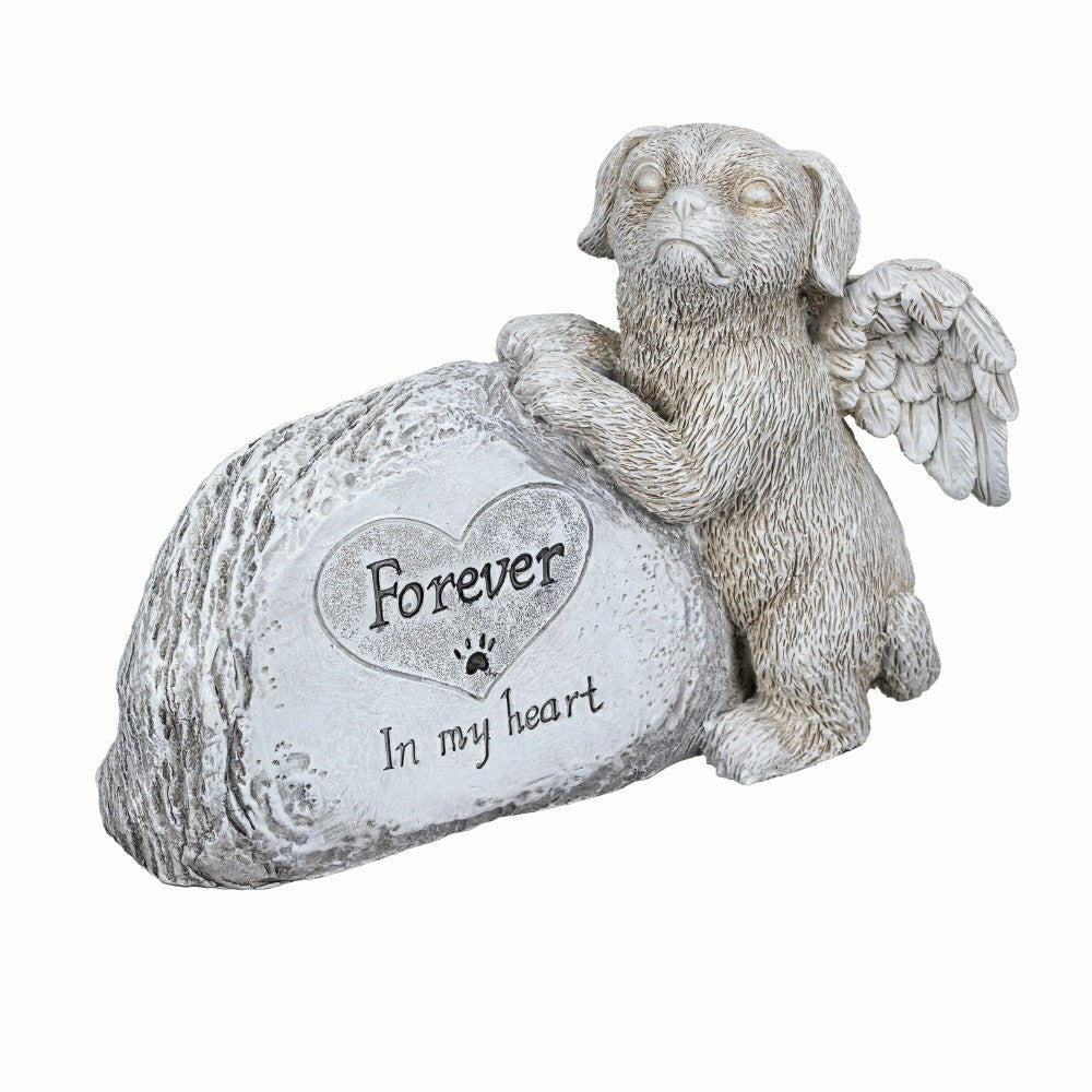 Plow & Hearth Memorial Remembrance Dog Garden Stone