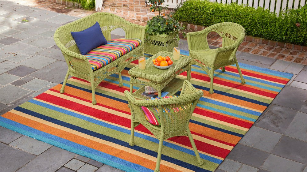 Plow & Hearth Lexington Trellis Rug, 7'10" x 10'10"