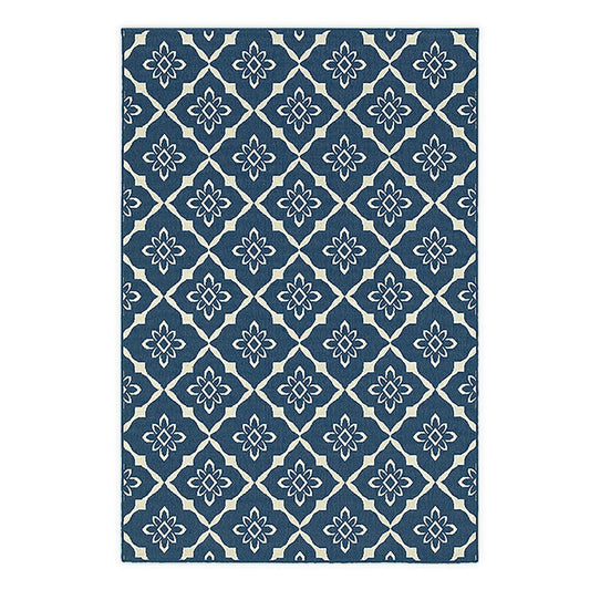 Plow & Hearth Lexington Trellis Rug, 6'7" x 9'6"