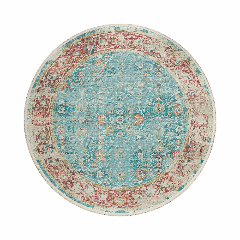 Plow & Hearth Marietta Edge Round Rug, 6' dia.