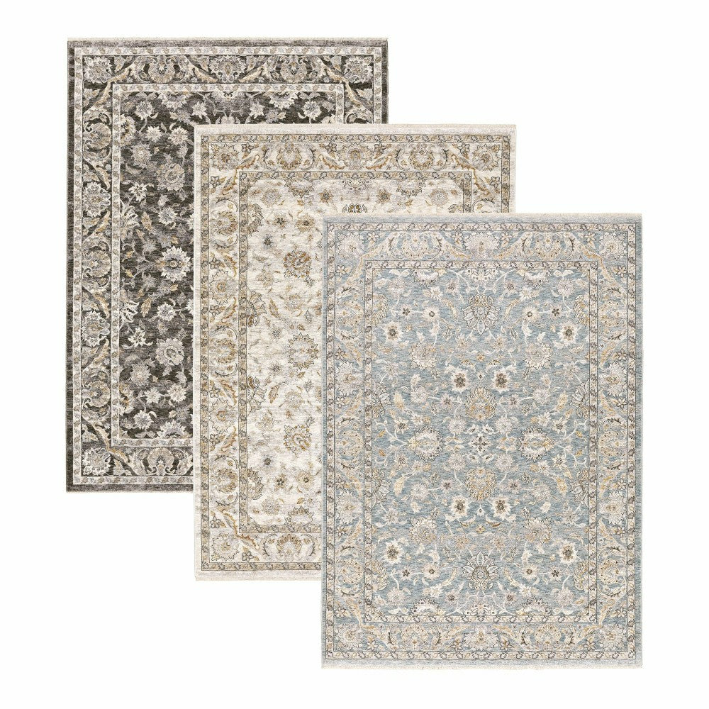 Plow & Hearth Wakefield Border Polyester Rug