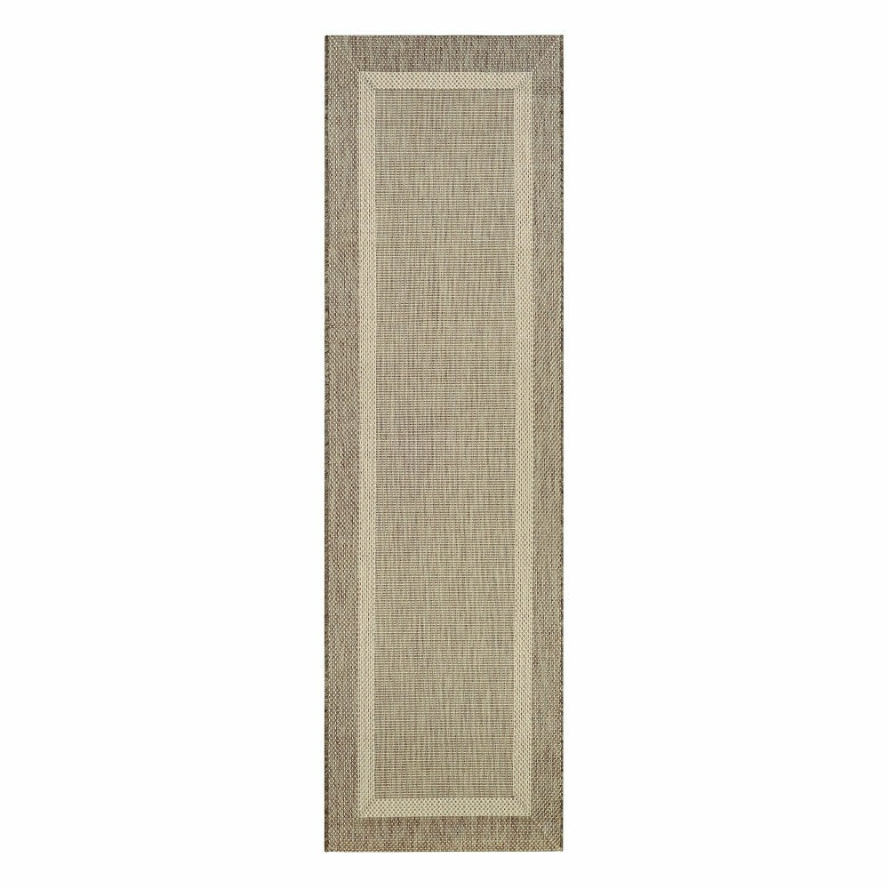 Plow & Hearth Veranda Framework Indoor/Outdoor Polypropylene Rug