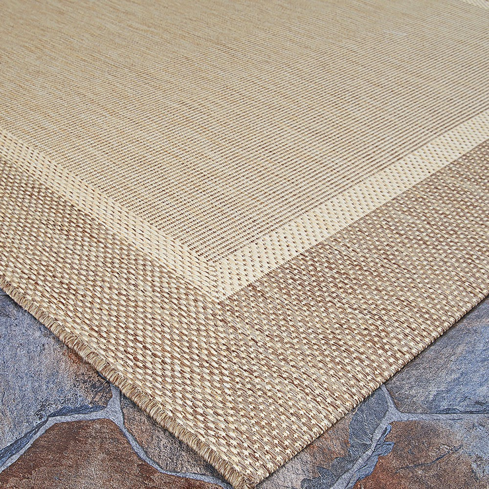 Plow & Hearth Veranda Framework Indoor/Outdoor Polypropylene Rug