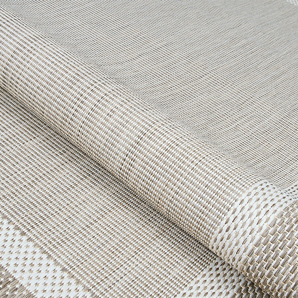 Plow & Hearth Veranda Framework Indoor/Outdoor Polypropylene Rug