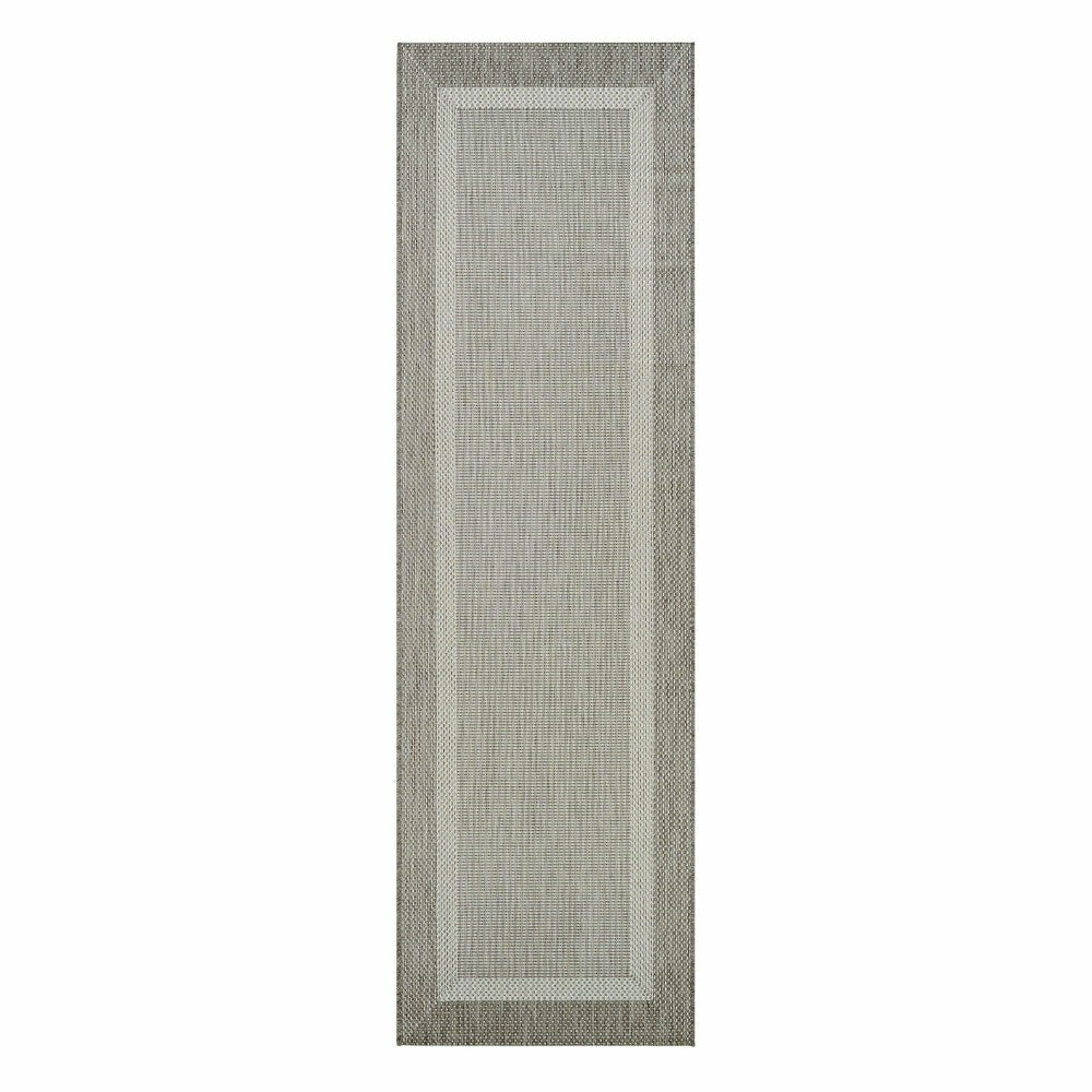 Plow & Hearth Veranda Framework Indoor/Outdoor Polypropylene Rug