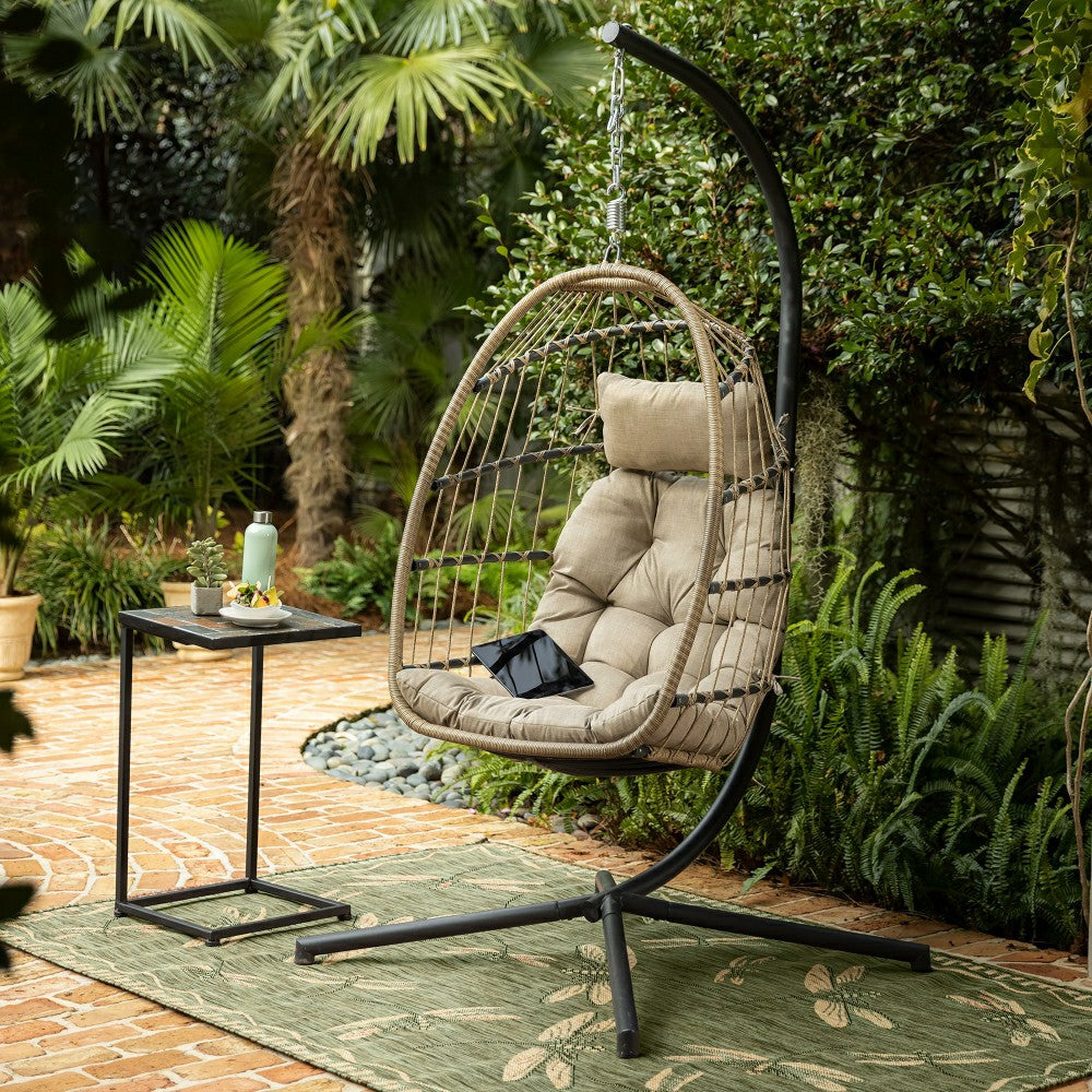 Plow & Hearth Indoor/Outdoor Dragonfly Rug, 4'10" x 7'6"