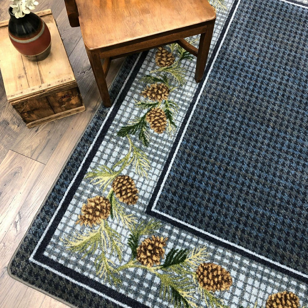 Plow & Hearth Sweetwater Pine Plaid EnduraStran Area Rug