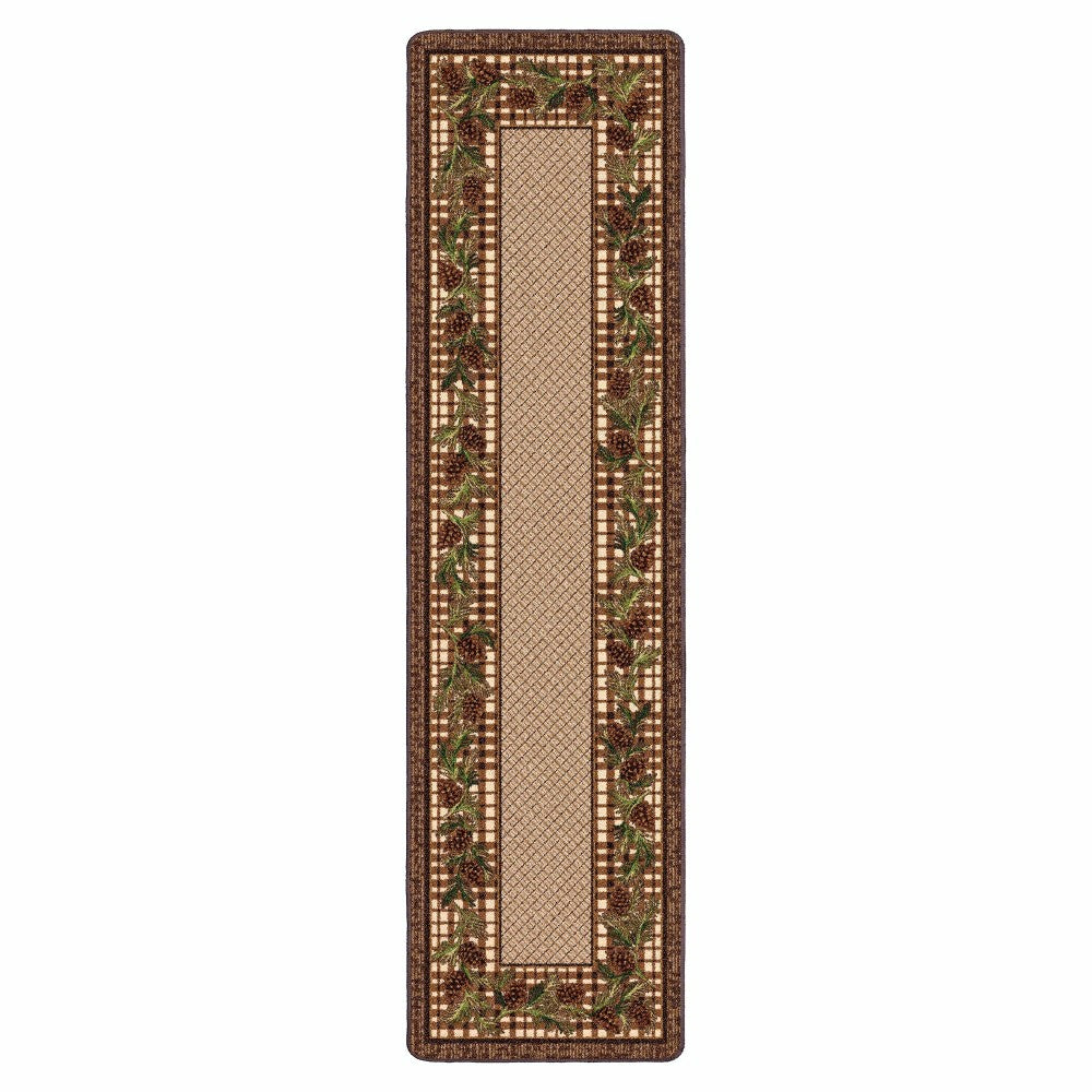 Plow & Hearth Sweetwater Pine Plaid EnduraStran Area Rug