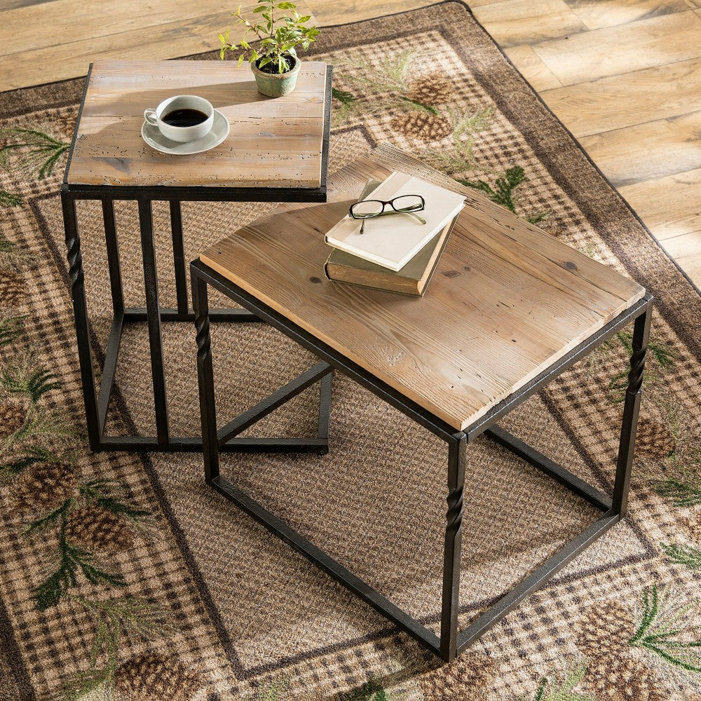 Plow & Hearth Sweetwater Pine Plaid EnduraStran Area Rug
