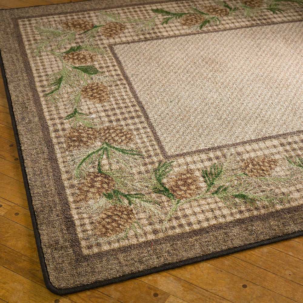 Plow & Hearth Sweetwater Pine Plaid EnduraStran Area Rug