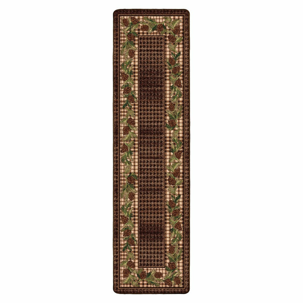 Plow & Hearth Sweetwater Pine Plaid EnduraStran Area Rug