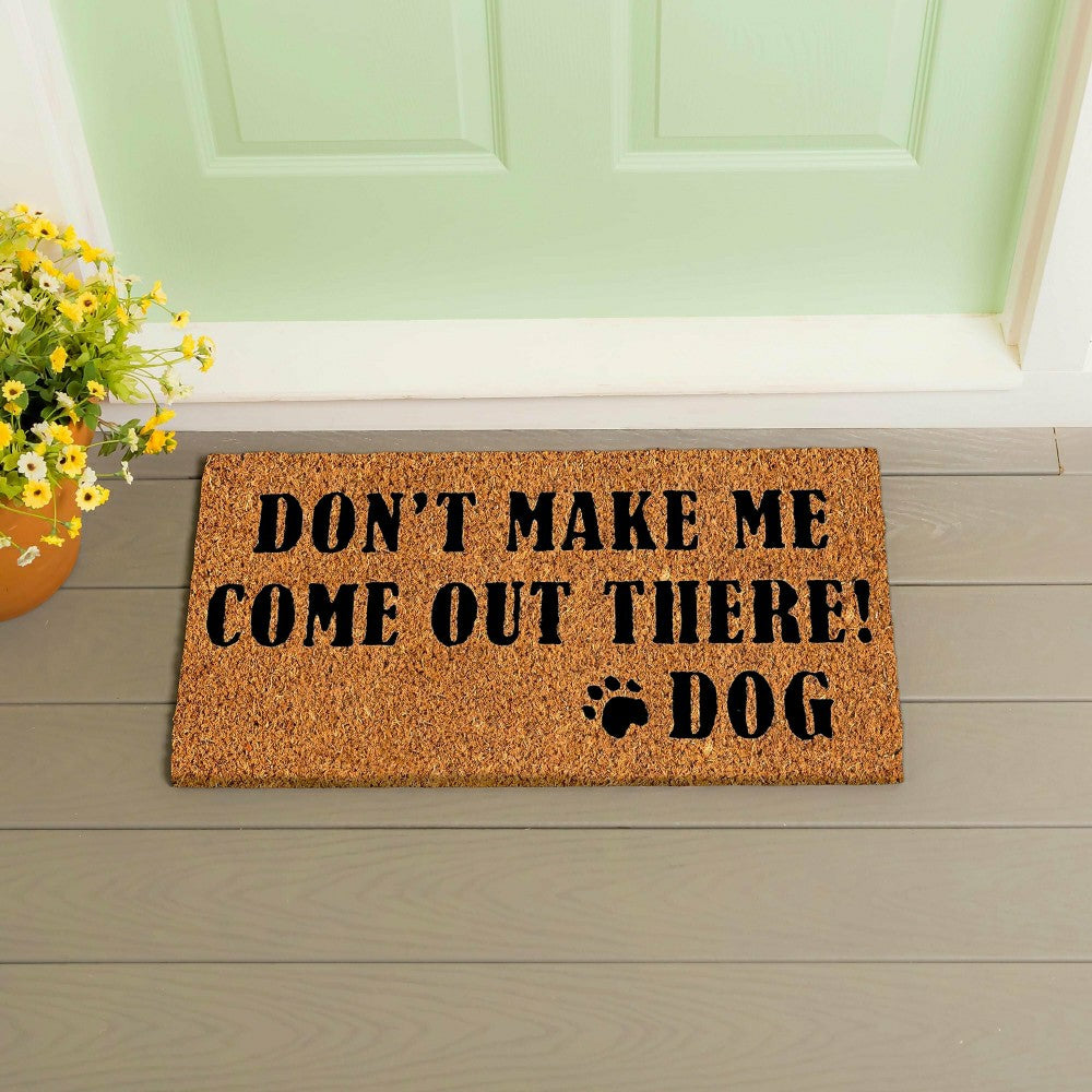 Plow & Hearth Don't make me Coir Mat
