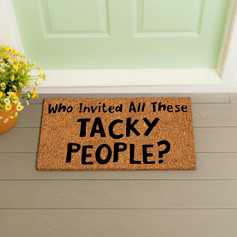 Plow & Hearth Tacky People Coir Mat