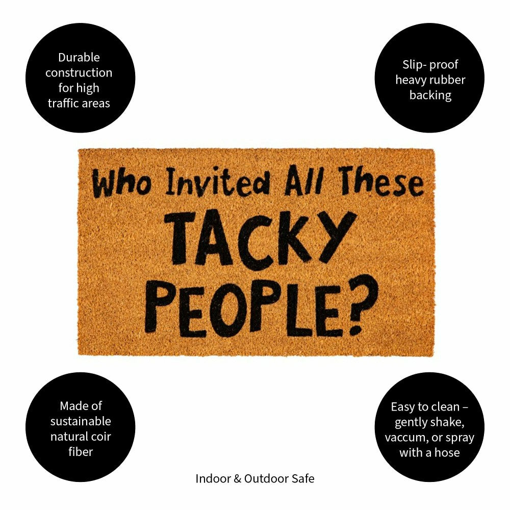 Plow & Hearth Tacky People Coir Mat