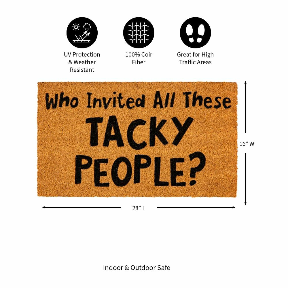 Plow & Hearth Tacky People Coir Mat