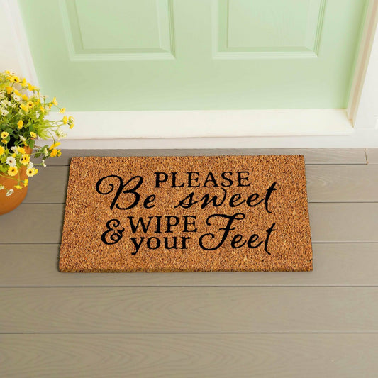 Plow & Hearth Be Sweet Coir Mat