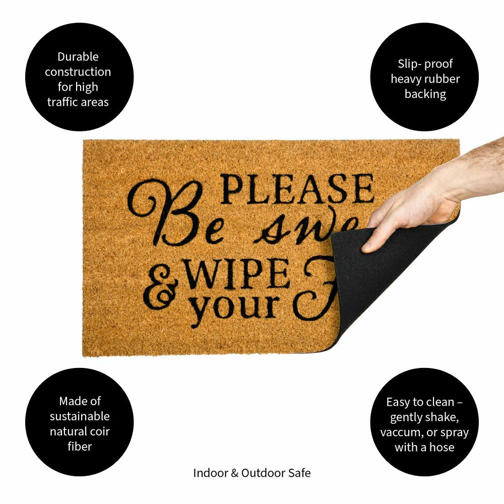 Plow & Hearth Be Sweet Coir Mat