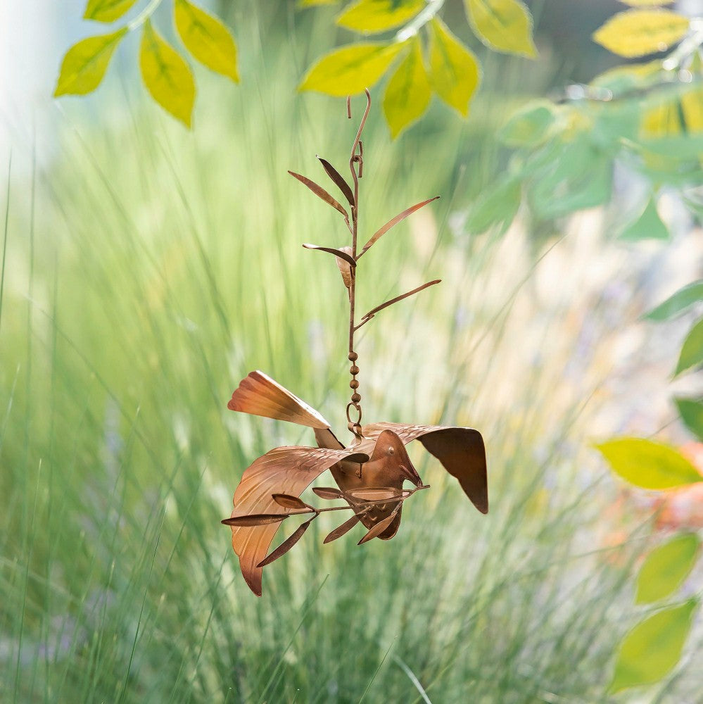 Plow & Hearth Copper Hanging Dove Ornament