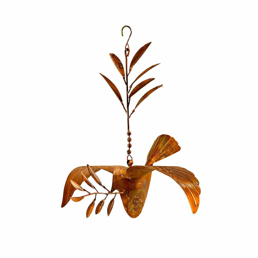 Plow & Hearth Copper Hanging Dove Ornament