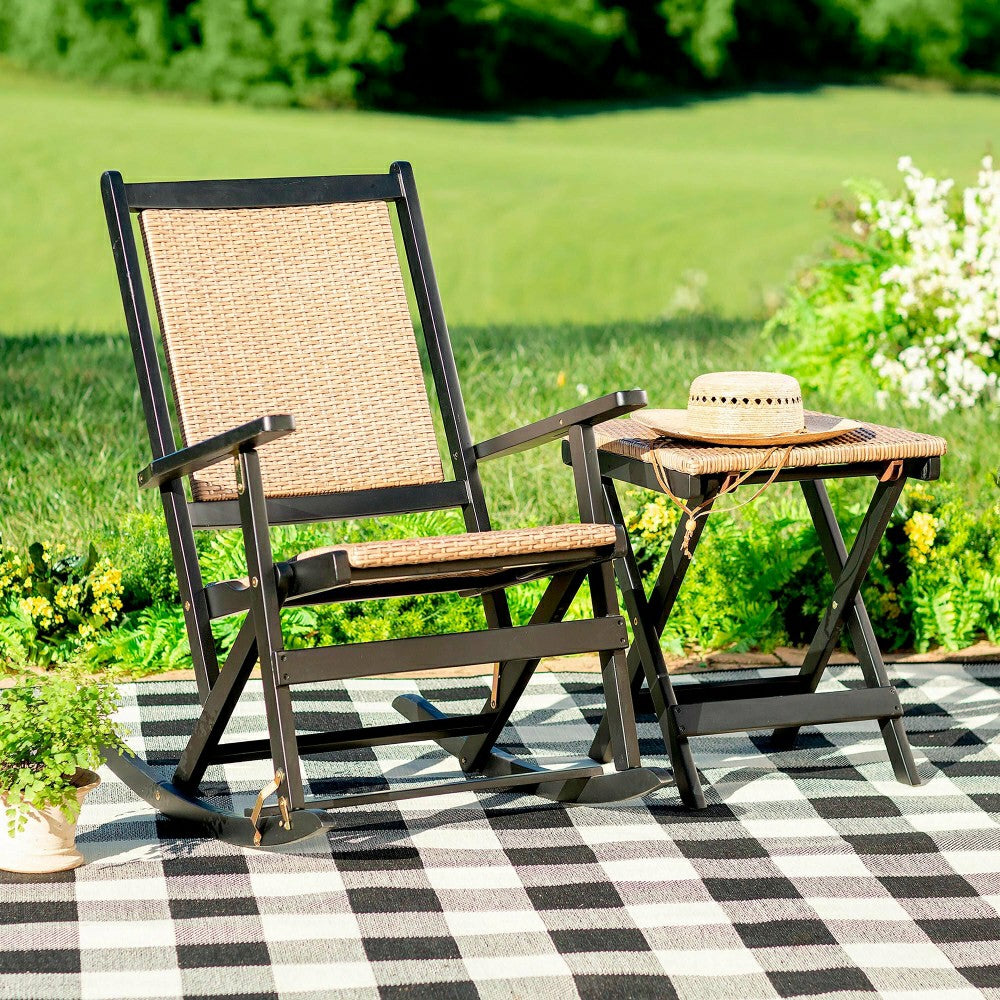 Plow & Hearth Buffalo Plaid Indoor and Outdoor Polypropylene Rug, 3'7" x 5'6"