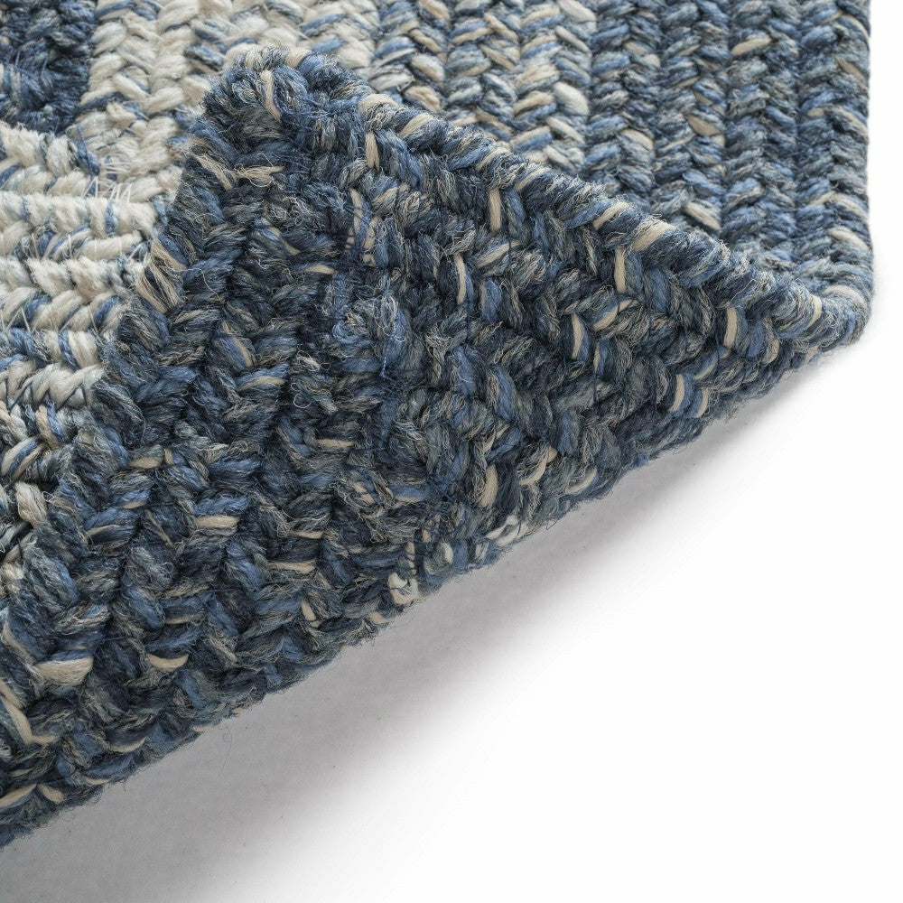 Plow & Hearth Indoor/Outdoor Rectangle Woodridge Braided Polypropylene Rug, 2'7" x 9
