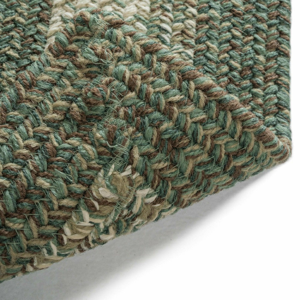 Plow & Hearth Indoor/Outdoor Rectangle Woodridge Braided Polypropylene Rug, 2'7" x 9