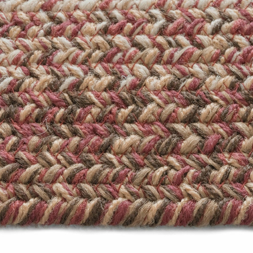 Plow & Hearth Indoor/Outdoor Rectangle Woodridge Braided Polypropylene Rug, 2'7" x 9