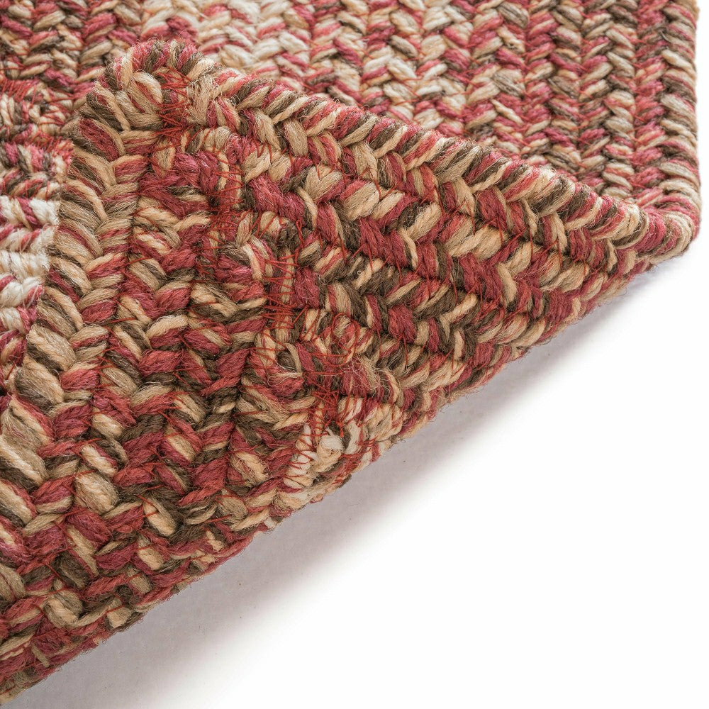 Plow & Hearth Indoor/Outdoor Rectangle Woodridge Braided Polypropylene Rug, 2' x 3'