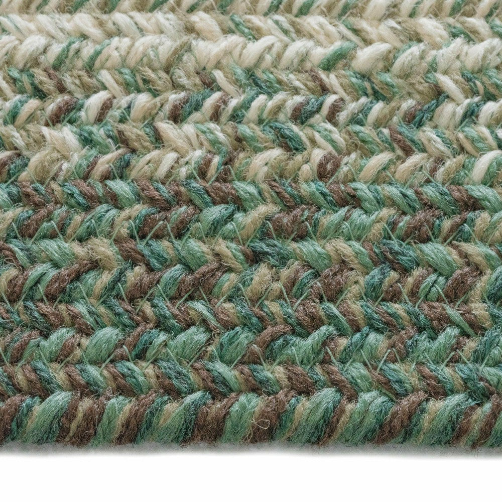 Plow & Hearth Indoor/Outdoor Rectangle Woodridge Braided Polypropylene Rug, 2' x 3'
