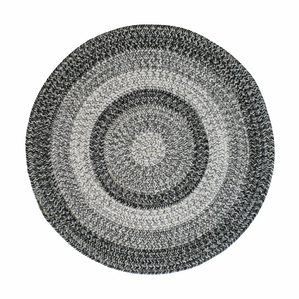 Plow & Hearth Indoor/Outdoor Oval Woodridge Braided Polypropylene Rug, 7'6" Round