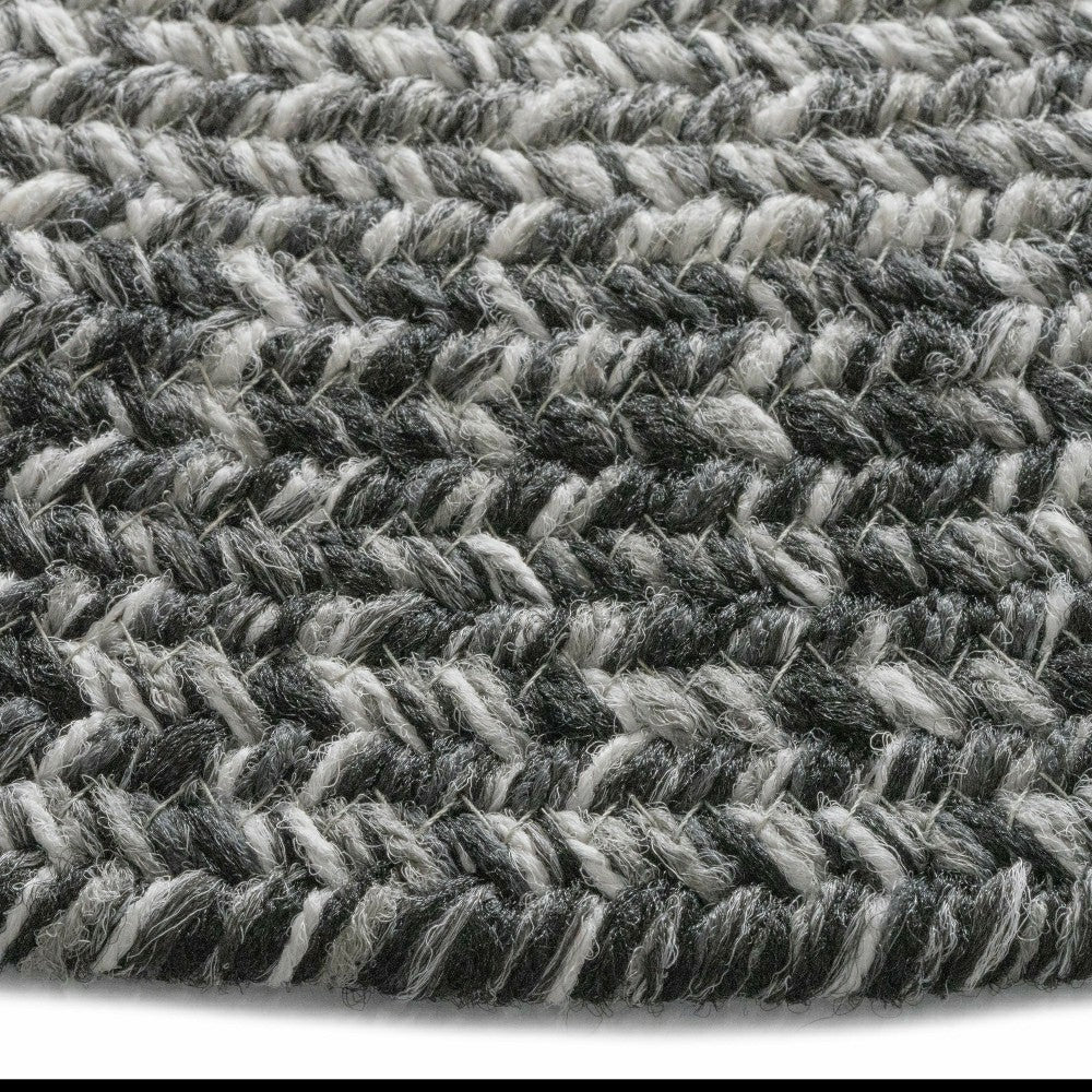 Plow & Hearth Indoor/Outdoor Oval Woodridge Braided Polypropylene Rug, 7'6" Round