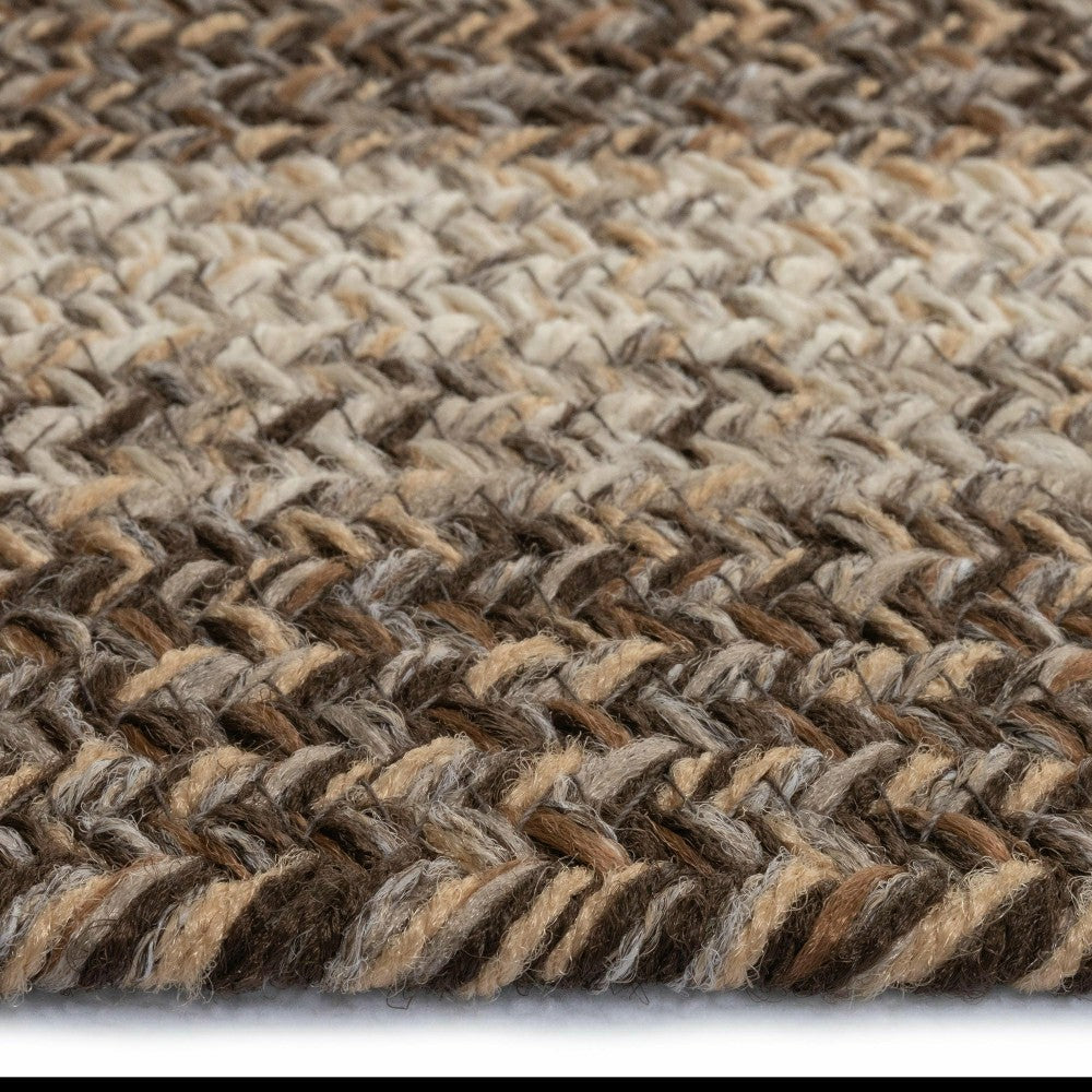 Plow & Hearth Indoor/Outdoor Oval Woodridge Braided Polypropylene Rug, 5' x 8'